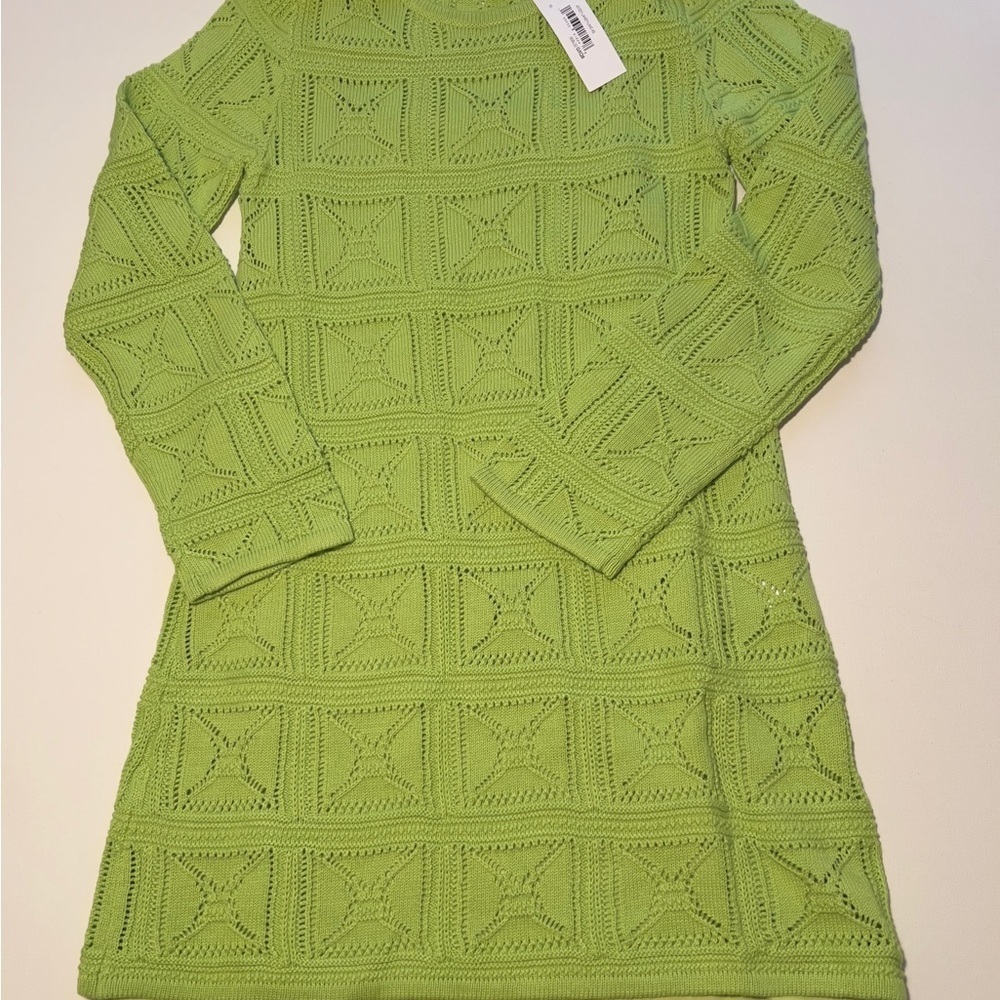 NWT The Drop Women's Laney Crochet Micro Mini Dress Size XS (E2)